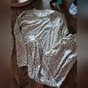 Rylee + Cru Cream and Brown Kids Matching Set